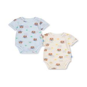 공용) 유아 버비 코튼 메쉬 반소매 바디수트 (2PACK)MKF5UI3306