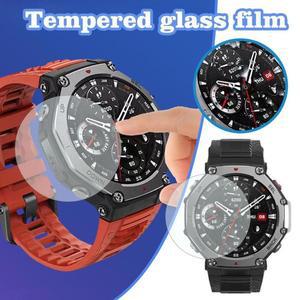 스마트 워치 스크린 보호대 AMAZFIT Huami T-Rex 3 강화 필름 HD 오일 방지 및 논스틱 지문 시계 F Z9Z5