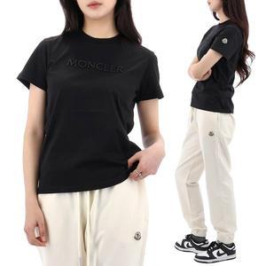 [몽클레르]국내배송 25SS 몽클레어 로고 자수 반팔 티셔츠 8C00008 89AUO 999