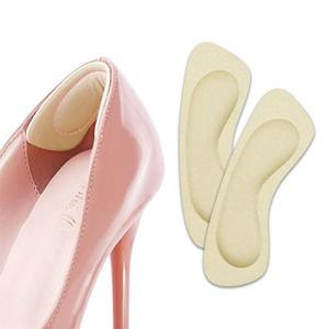 구두 발 뒤꿈치 보호 패드 패브릭 스티커 2P DD-10637-W8AC5C9