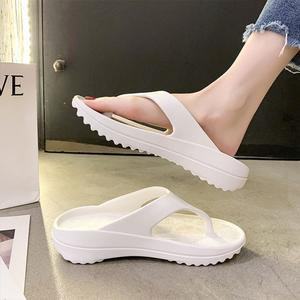 소프트 쪼리 쿠션 슬리퍼 남녀공용 초경량 플립플랍 뮬 여름 바캉스 아쿠아슈즈 비치웨어