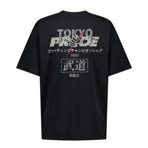 [롯데백화점]유에프씨 스포츠 UFC 프라이드 릴렉스핏 반팔 티셔츠 블랙 U2SSV3118BK