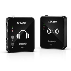LEKATO M-VAVE M8 WP-10 2.4G 무선 헤드폰 이어폰 모니터 Cuvave 송신기 수신기 시스템 지원 스테레오 모노