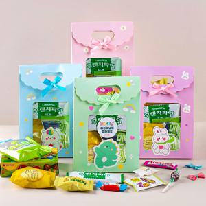 간식 10종 예쁜 상자포장 라벨 무료 어린이날 초등 학교 체육대회 유치원 단체 선물 꾸러미