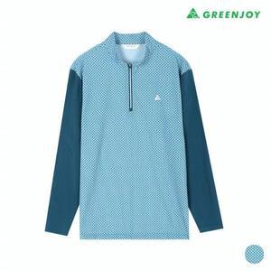 [그린조이] 세이브존07 남성 미니 패턴 냉감소매 반지퍼 티셔츠 GP25KL22MM (S33502585)