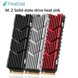써멀패드 실리콘 열 패드가 있는 알루미늄 방열판 M 2 SSD NVMe M2 2280 하드 디스크 PC / PS5 PCIE SSD용