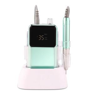 새로운 85W 전기 네일 파일 35000RPM 무선 전문 브러시리스 네일 드릴 머신