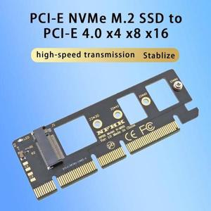 호환품 PCIe NVMe M.2 SSD-PCI-e 4.0 X4 X8 X16 Express 2280 2242 어댑터 카드 확장 라이저