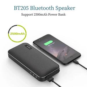 usb스피커 BT205 보조베터리 블루투스 스피커는 보조베터리를 지원 야외 휴대용 서브우퍼 초박형 미니 스피