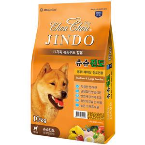 슈슈 진도 10kg/성견용/중대형/애완/애견/강아지/사료