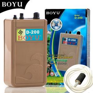 BOYU 휴대용 기포기 D-200 / 낚시 해루질 생미끼 이동용 건전지 산소기 에어펌프 어항 수조 열대어 물고기