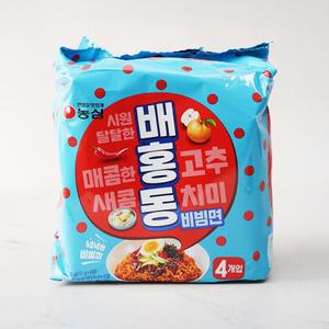 농심 배홍동 비빔면 137g*4입