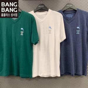 뱅뱅 HC04 여름남성프린트 브이넥 얇은면 티셔츠 얇고 부드러운 반팔티 NTK522