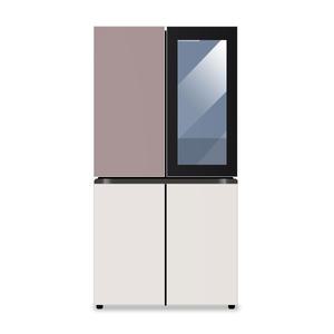T875MKE312 LG전자 냉장고 디오스 오브제 노크온 870L DR 전국무료배송