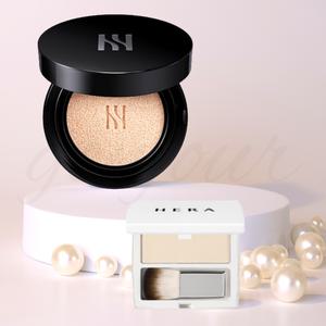 헤라 블랙 쿠션 17N1 아이보리 본품 15g+헤라 에어리 파우더 프라이머 미니 3.5g 구성 세트