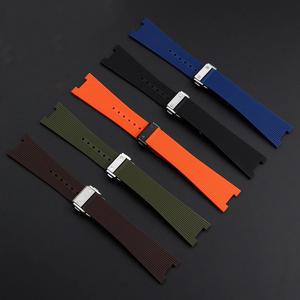 벨 앤 로스 인스트루먼트 시리즈용 스포츠 실리콘 시계 밴드 스트랩 BRX5R BR05 BR-05 하이 퀄리티 고무 팔