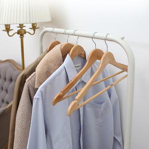 화이트래빗 프리미엄 고리회전 원목 옷걸이 30개 원목 장장 수트 집게 치마 바지걸이