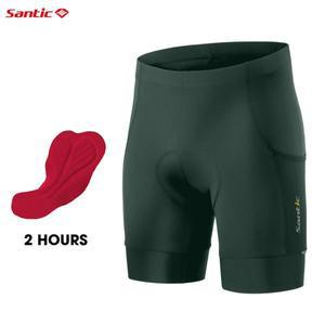 산틱 남성용 여름 사이클링 반바지  4D 패딩 자전거 반바지  MTB 자전거 라이딩 반바지  주머니가 있는 자