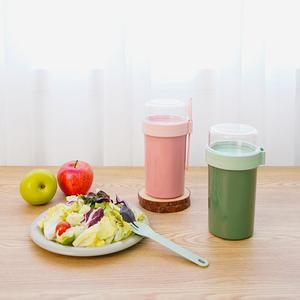 [인블룸]2단 투웨이 샐러드 그릭요거트 도시락용기 230ml+760m 2color