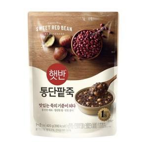 CJ 햇반 통단팥죽 420g x 21개