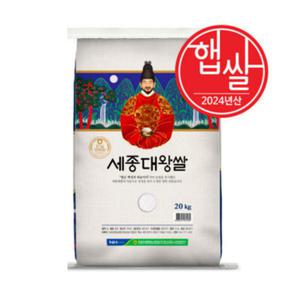 24년 햅쌀 농협 세종대왕쌀 20kg 상등급 당일도정