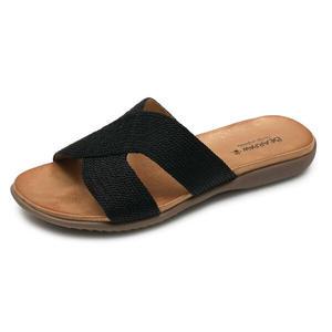 [베어파우] RAMONA 블랙 쿠션슬리퍼 K2259001RB-W
