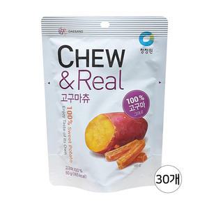 청정원 츄앤리얼 고구마츄 60g 30개 / 고구마말랭이 간식