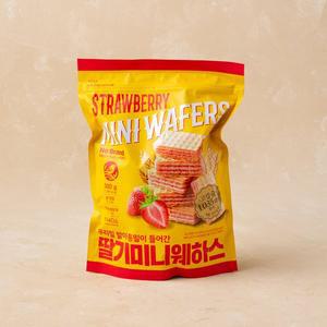 노브랜드 딸기 미니웨하스 300g