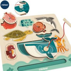 MIDEER 자석낚시놀이 (KMD2050)/낚시/세트/주방/놀이/원목/게임/어린이/장난감/선물/디저트/물고기/소꿉