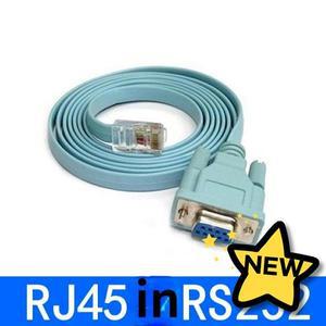 100% 호환 Cisco 콘솔 케이블 RJ45 Cat5 이더넷-RS232 DB9 COM 포트 직렬 암 라우터 네트워크 어댑터 파란