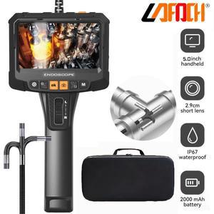 360 ° 회전 이중 렌즈 내시경 3.9MM 5인치 IPS 검사 카메라 자동차 기계 산업용