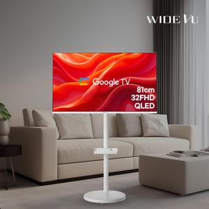 와이드무빙뷰 화이트에디션 클래식 삼탠바이미 셋트 QLED 32인치 FHD 스마트 이동식 TV 중소바이미