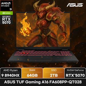 ASUS TUF Gaming A16 FA608PP-QT028/RAM 64GB/SSD 2TB/ +마우스증정