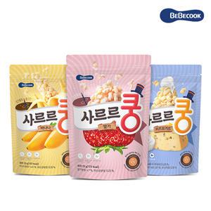 베베쿡 사르르쿵 맛선택1봉지(딸기/바나나/치즈요거트)