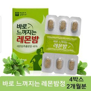 레몬밤정 레몬밤 추출분말 농축 캡슐 로즈마린산 추출물 알약형 정제 복부 내장비만 뱃살관리 시서스가루