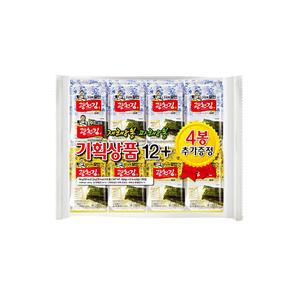 3대째 달인 광천김 혼합 도시락김 4g x 128봉(재래+파래)