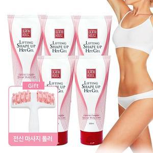 리프팅 쉐이프업 핫젤200mlx5개+마사지 롤러/ 바디슬리밍