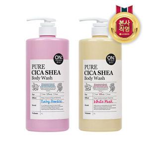 온더바디 퓨어시카 정말 순한 온가족 바디워시 1000ml 2개