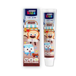 애경 키즈 3스텝 어린이 치약 75g 브레드 이발소 충치예방 저불소