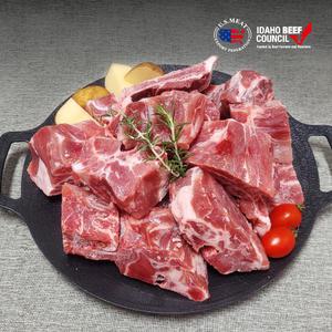 프레시누리 감자탕 찜용 통큰 돼지목뼈 900gX2팩