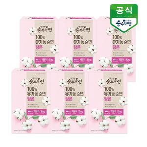 건강한 순수한면 탐폰(레귤러) 16P x 6팩