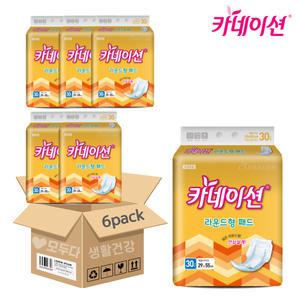 카네이션 라운드형 패드 속기저귀 성인용기저귀 30매입 x 6팩(180매)