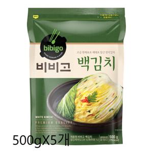 [비비고](의정부점)CJ 비비고 백김치 500gX 5 개