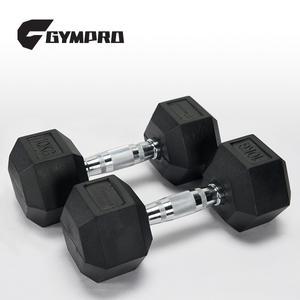 짐프로 AB6047 육각고무아령 10kgx2개 덤벨 바벨 아령세트 웨이트트레이닝 헬스 전신운동 홈트레이닝