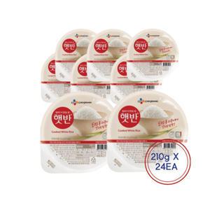 CJ제일제당 햇반 백미 210g 24개 즉석밥 간편조리