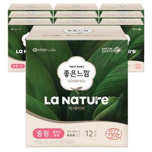 좋은느낌 라네이처 울트라슬림 중형 12개입 10팩