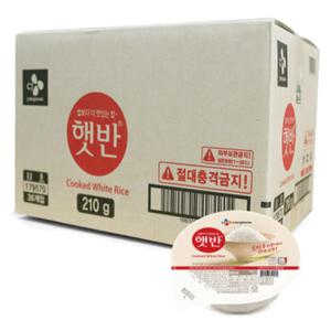 [CJ](의정부점) 햇반 210g x12 X3박스(36개)