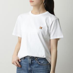 25SS 메종키츠네 폭스헤드 티셔츠 화이트 LW00105KJ0008 P100