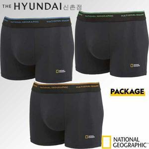 [내셔널지오그래픽]MW N225MUP010 남성 NATURE COOL 드로즈 3PACK (세트)