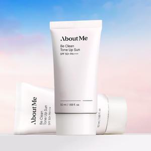 어바웃미 비 클린 톤업 선 50ml - 선크림 선블록 자외선차단제 R